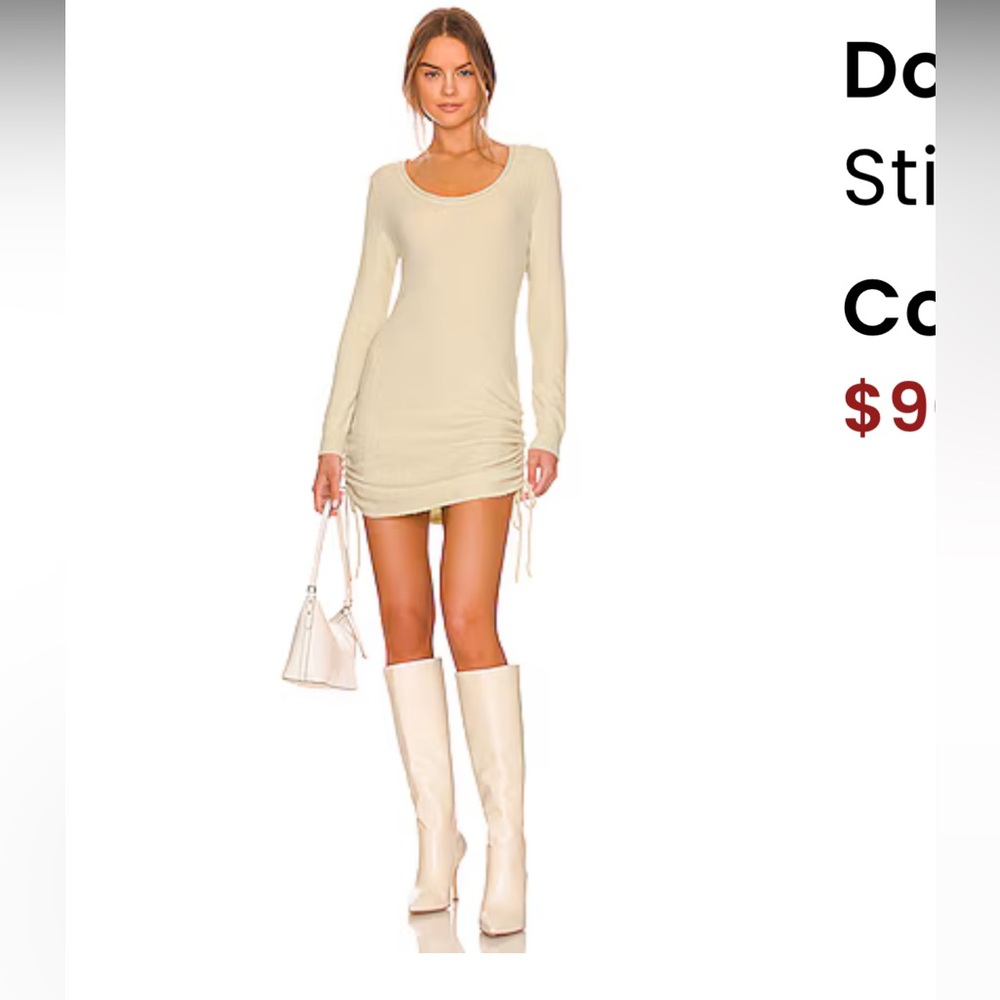 REVOLVE Dom Ruched Mini Dress